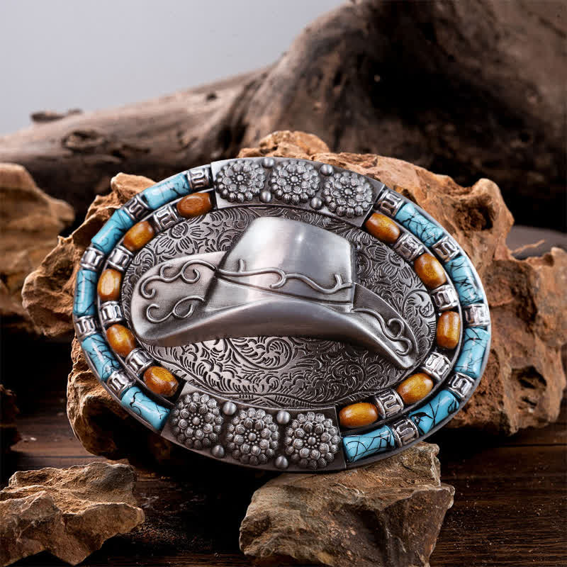 Turquoise Cowboy Hat Belt