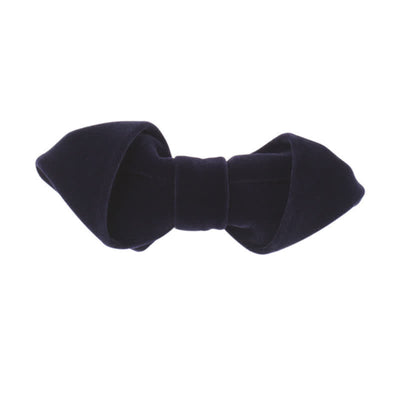 Men's Velvet Solid Color Party Business Pointed Bow Tie