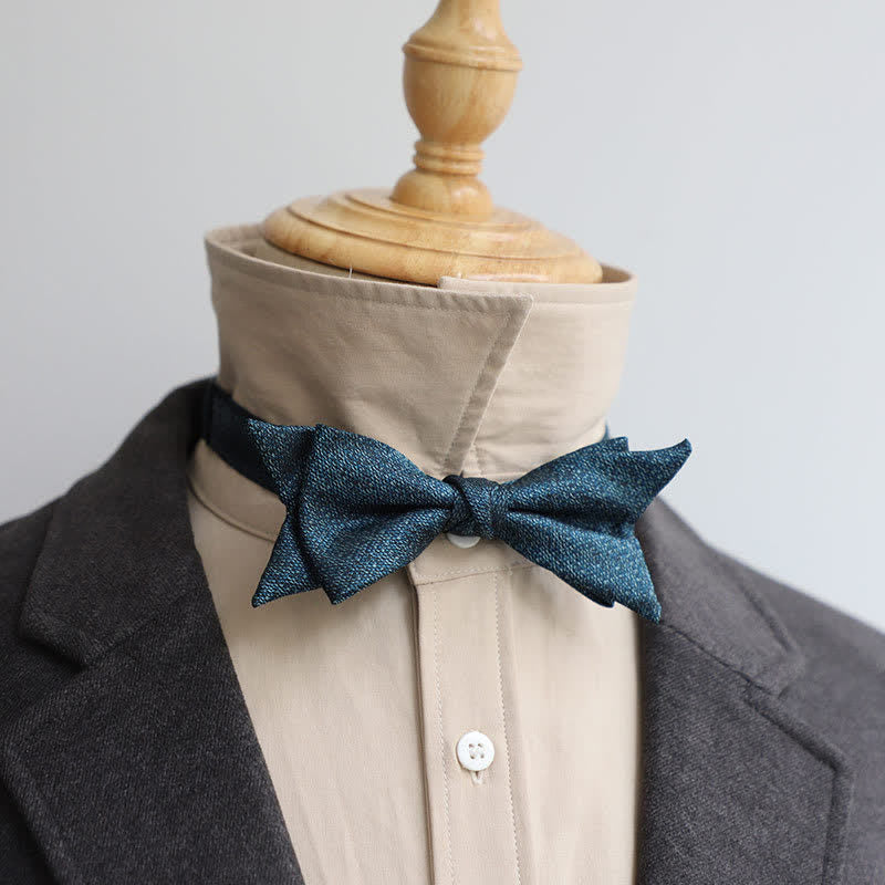 Men's Vintage Classic Teal Formal Bow Tie
