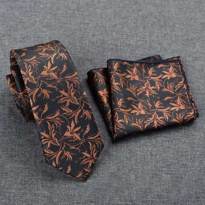 5Pcs Men's Orchids Pttern Gentleman Bow Ties Gift Box