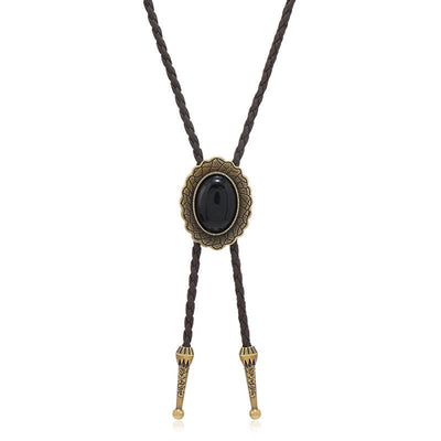 Stunning Western Replica Stone Bolo Tie