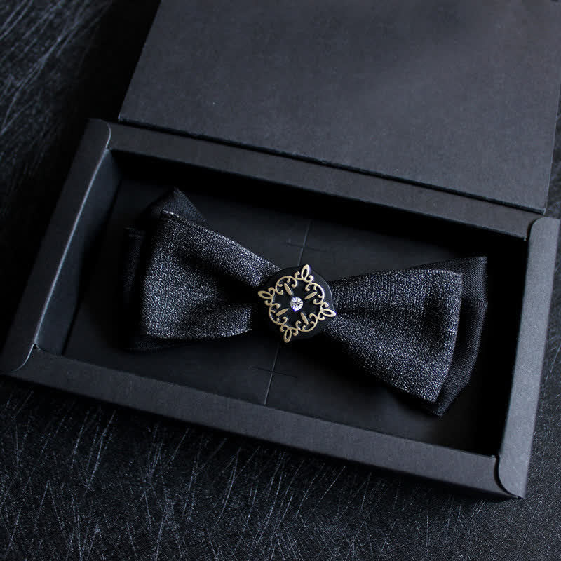 Formal Double Layers Banquet Accessories Bow Tie