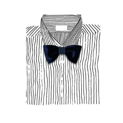 Men's Luxurious Double Layers Velvet Bow Tie