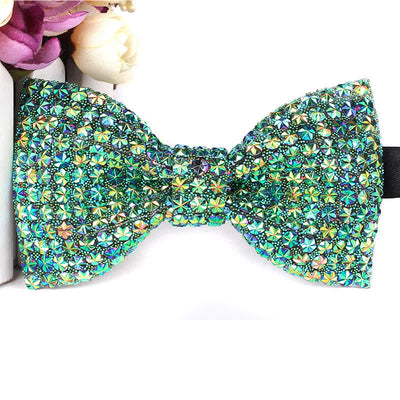 Men's Luxurious Sparkling Rhinestone Party Bow Tie