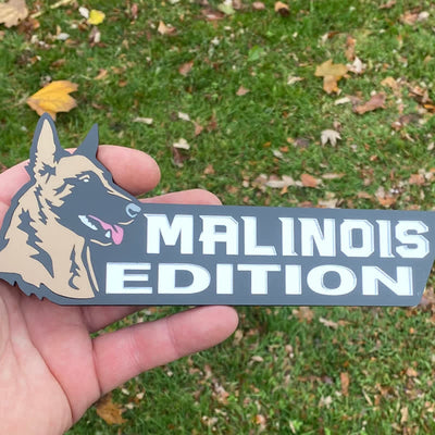 Acrylic Dog Edition For Dog Lovers Car Badge