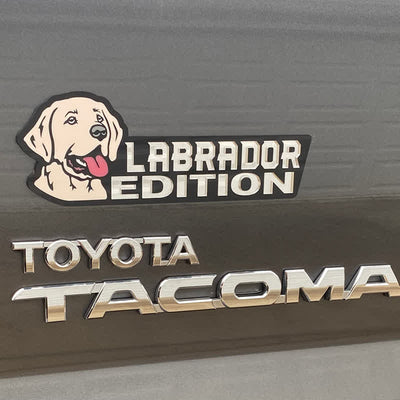 Acrylic Dog Edition For Dog Lovers Car Badge