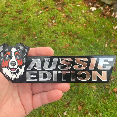 Acrylic Dog Edition For Dog Lovers Car Badge