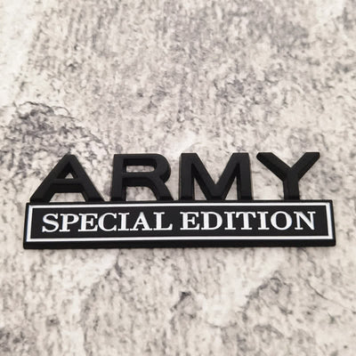 ARMY SPECIAL EDITION Metal Sticker Car Badge