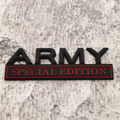 ARMY SPECIAL EDITION Metal Sticker Car Badge