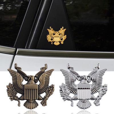 Force Winged Eagle Metal Sticker Car Badge