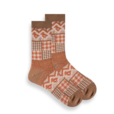 Retro National Style Ethnic Striped Socks