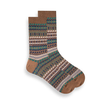 Retro National Style Ethnic Striped Socks