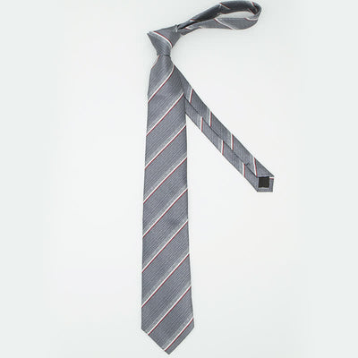 3Pcs Men's Casual Striped Office Accessory Necktie Set