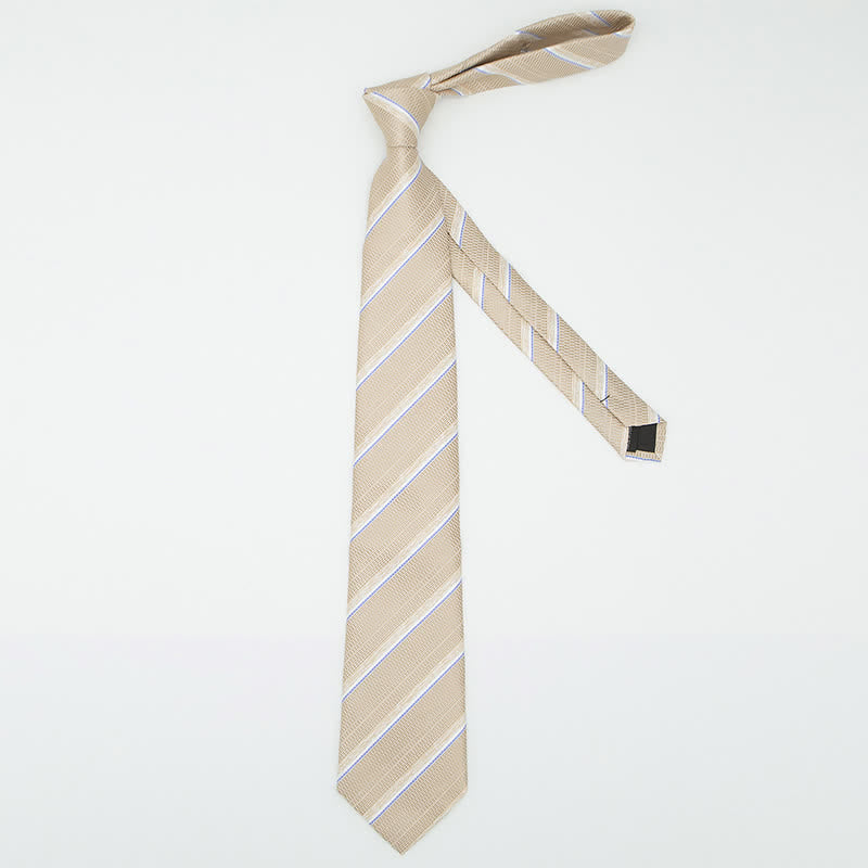 3Pcs Men's Casual Striped Office Accessory Necktie Set