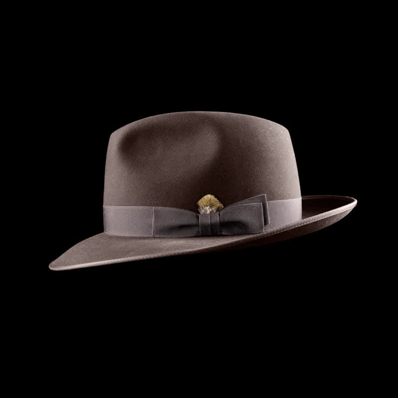 Classic Solid Color Traveller Wool Felt Cowboy Hat