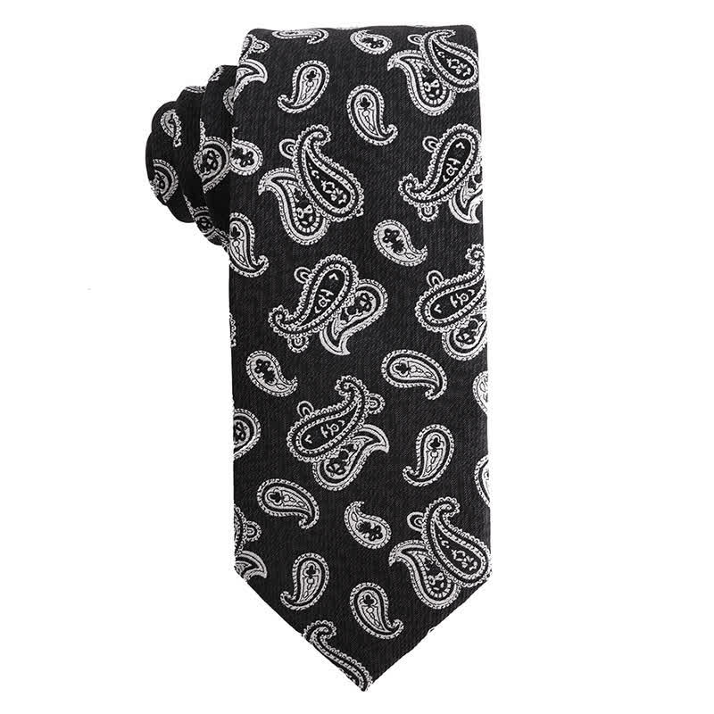 Men's Black & White Series Evening Dress Accessories Necktie