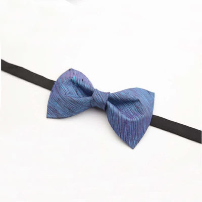 Men's Distintive Twilled Patterned Silk Bow Tie