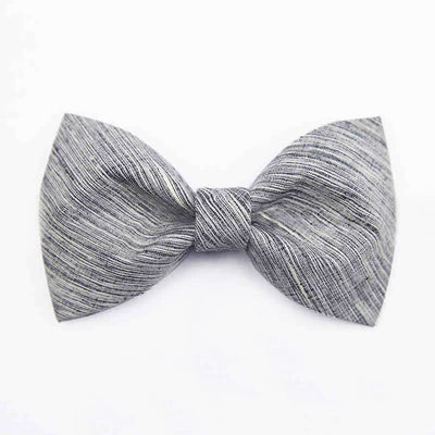 Men's Distintive Twilled Patterned Silk Bow Tie