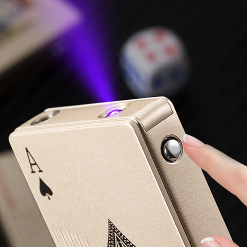 Poker Cards Personalized Custom Back Refillable Butane Lighter