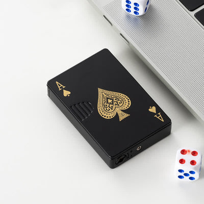 Poker Cards Personalized Custom Back Refillable Butane Lighter