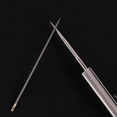 Portable Steel Needle Fashion Rectangle Pendant Necklace