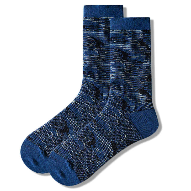 Leisure Style Mix Color Cotton Crew Socks