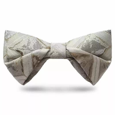 Men's Timeless Delicate Gold Jacquard Bow Tie