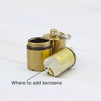 Mini Capsule Portable Refill Pendant Kerosene Lighter