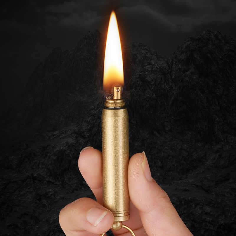 Mini Bullet Shape Refill Pendant Kerosene Lighter