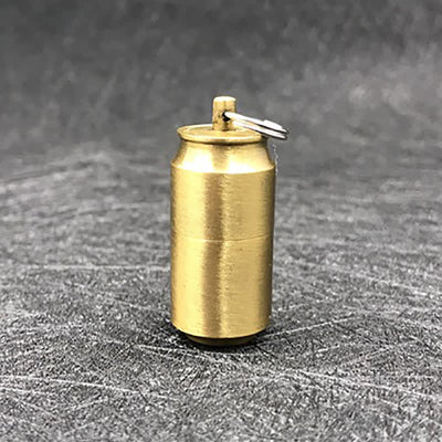 Mini Can Shape Refillable Pendant Kerosene Lighter