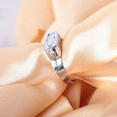 Multi-Functional Hidden Knife Opening Adjustable Ring