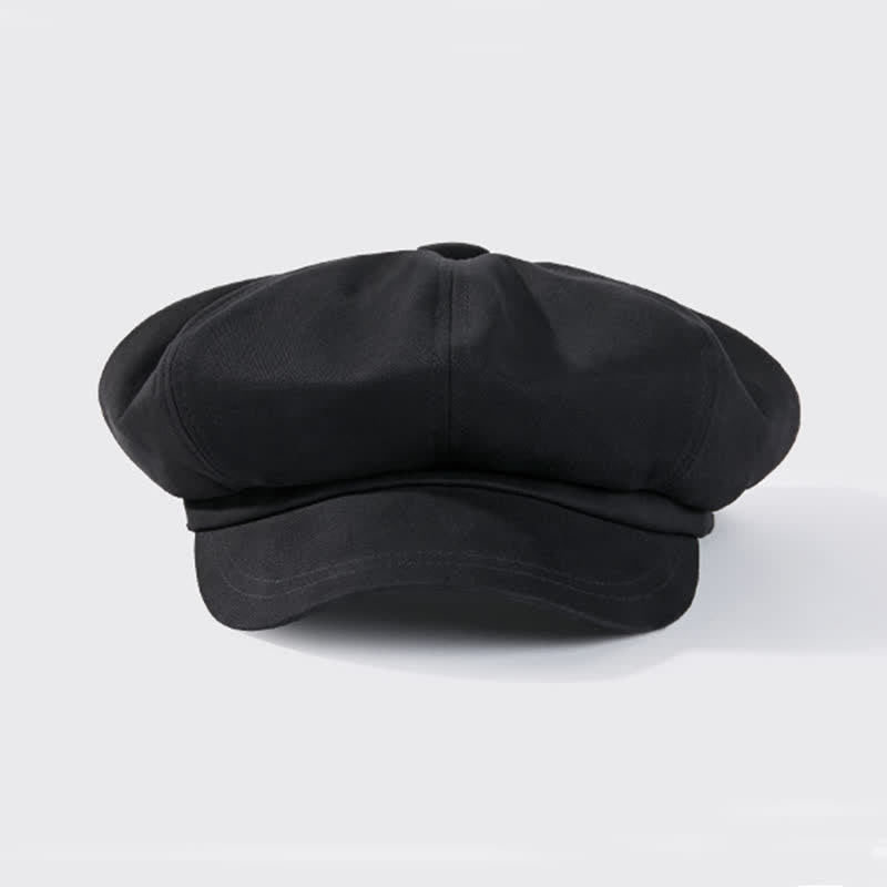 Fashion Solid Color Twilled Beret Hat