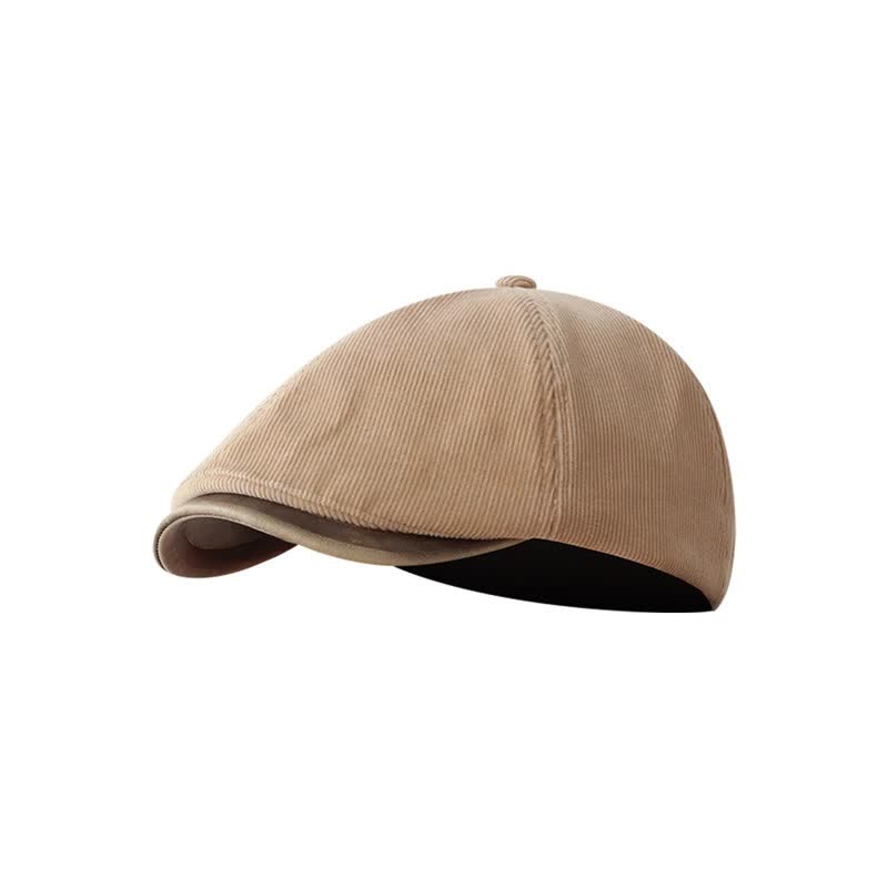 Autumn Winter Retro Corduroy Advance Beret Hat