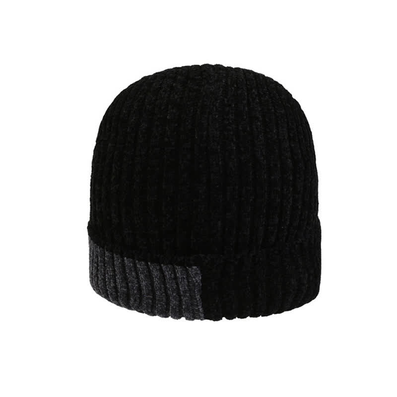 Thick Fleece Winter Breathable Beanie Knitted Hat