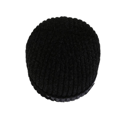 Thick Fleece Winter Breathable Beanie Knitted Hat