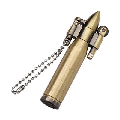 Creative Bullet Portable Keychain Kerosene Lighter