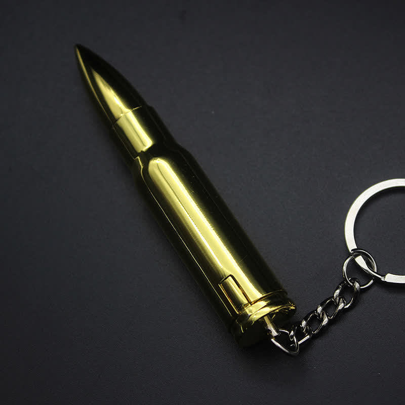 Novelty Gadget Bullet Shape Refillable Butane Lighter