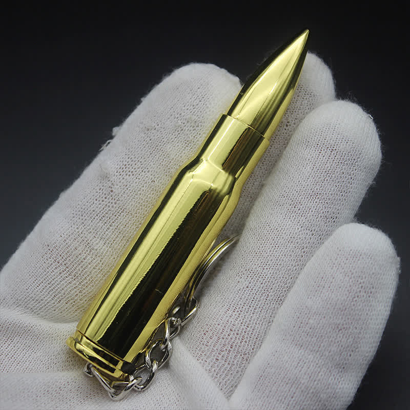 Novelty Gadget Bullet Shape Refillable Butane Lighter