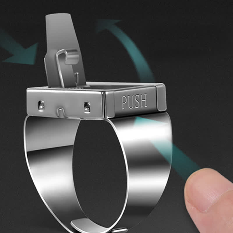 Multi-Functional Hidden Blade Adjustable Ring