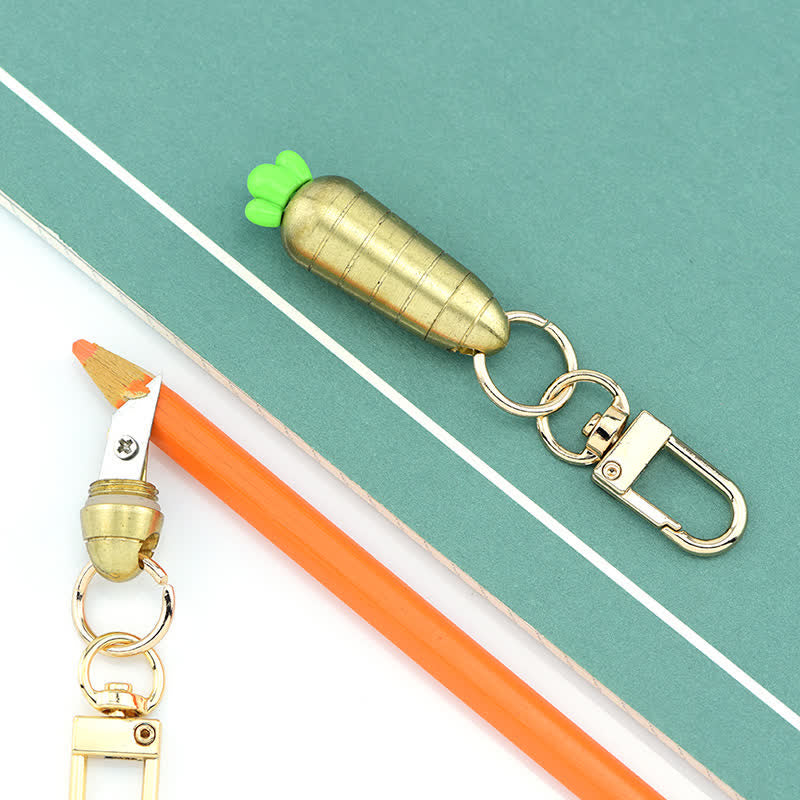 Cute Mini Plant Shape Knife Creative Keychain