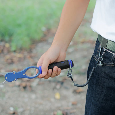 Magnetic Buckle Spring Rope Net Release Holder Keychain