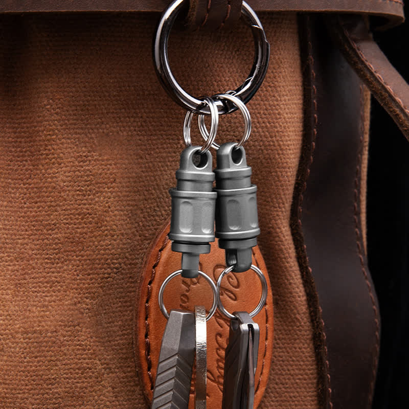 Titanium Alloy Quick Release Connect Cutter Keychain