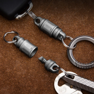 Titanium Alloy Quick Release Connect Cutter Keychain