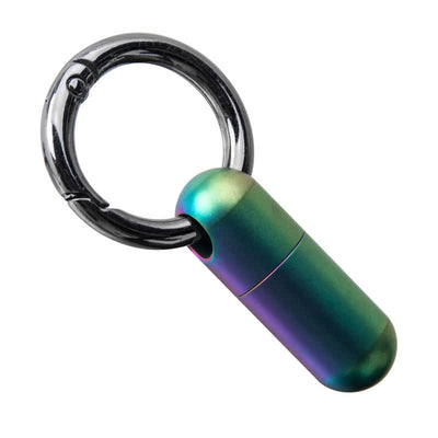 Compact Mini Size Waterproof Pill Container Keychain