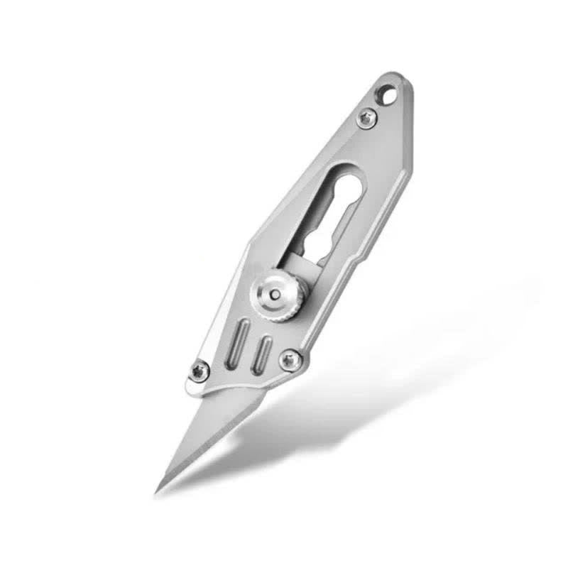 Push Pocket Knife Portable Unboxing Cutter Keychain