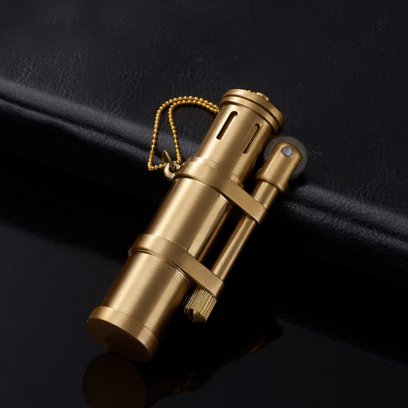 Novelty Bamboo Shape Refillable Kerosene Lighter