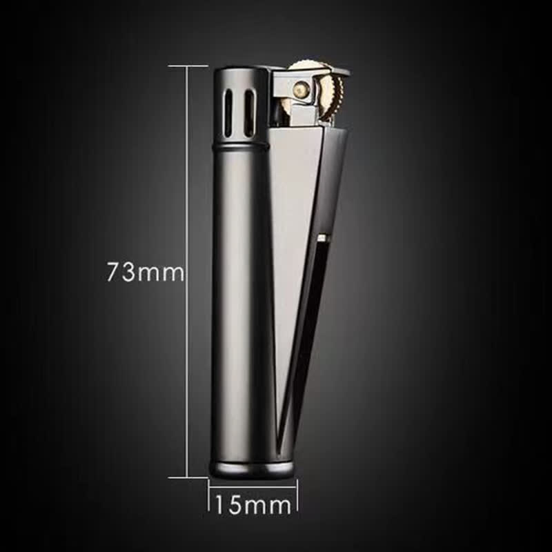 Chic Simple Cylindrical Refillable Kerosene Lighter