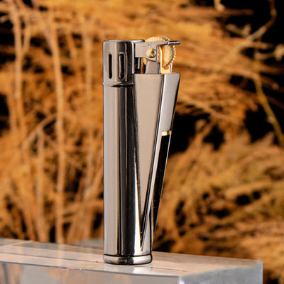 Chic Simple Cylindrical Refillable Kerosene Lighter