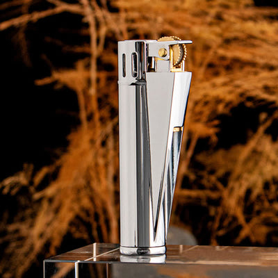 Chic Simple Cylindrical Refillable Kerosene Lighter