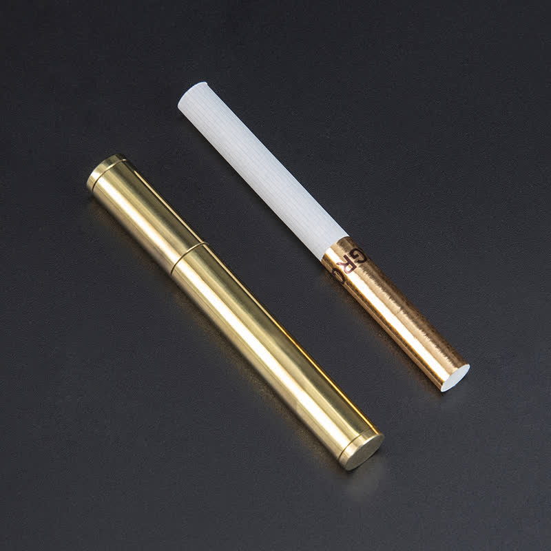 Mini Gold Long Stick Cigarette Shape Refillable Kerosene Lighter